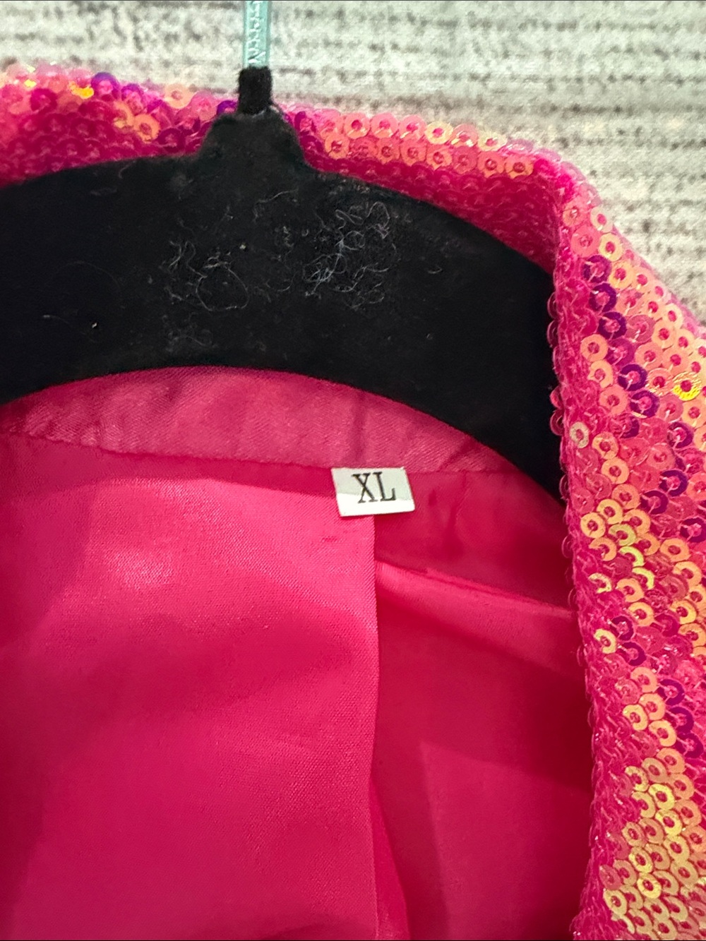 Sequin Pink Blazer & Shorts Suit Set - Picture 3 of 16